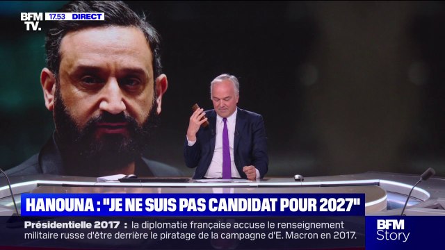Je ne suis pas candidat pour 2027 : Cyril Hanouna dément en direct sur BFMTV les rumeurs de candidature dans la course à l'Élysée