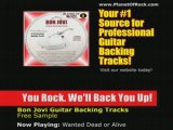 Bon Jovi Wanted Dead or Alive Guitar Backing Track - Music