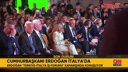 Cumhurbaşkanı Erdoğan İtalya'da! 'Vize konusu ekonomik ilişkilerimize ket vuruyor'