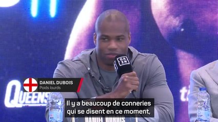 Poids lourds - Daniel Dubois promet un "bain de sang" face à Usyk
