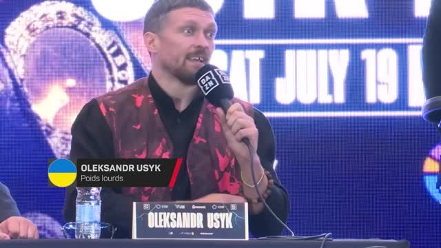 Poids lourds - Je vais gagner ce combat avec un simple jab , Usyk répond à Dubois