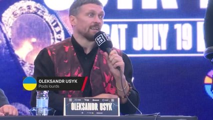 Poids lourds - "Je vais gagner ce combat avec un simple jab", Usyk répond à Dubois