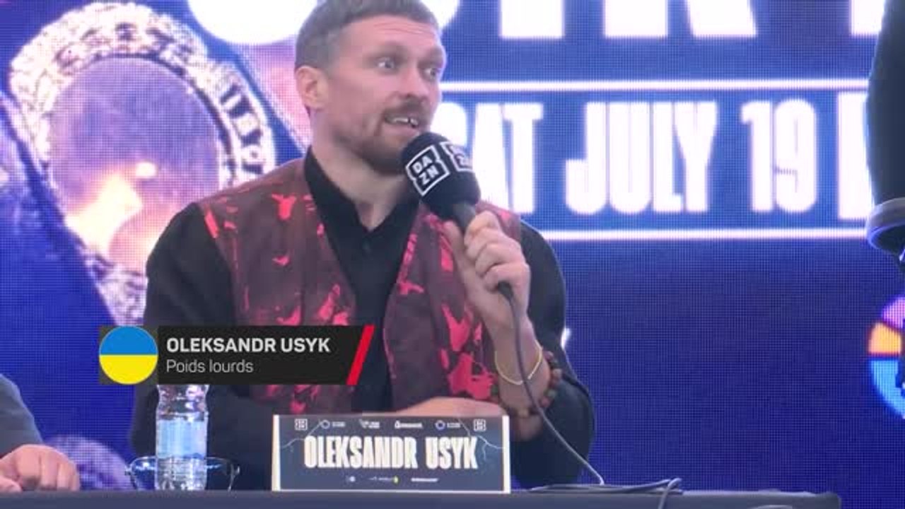 Poids lourds - "Je vais gagner ce combat avec un simple jab", Usyk répond à Dubois