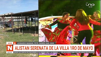 Alistan serenata a la Villa Primero de Mayo