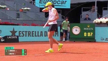 Madrid : Iga Swiatek surmonte un défi difficile pour continuer sa course au tournoi 🎾