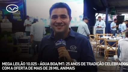MEGA LEILÃO 10.025 - 5 anos de tradição celebrados com a oferta de mais de 28 mil animais