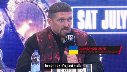 'Blah, blah, blah!' - Usyk waves away haters from controversial Dubois victory