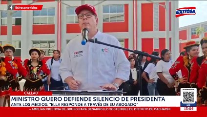 Quero defiende a Boluarte de críticas por silencio ante la prensa: "Responde a través de su abogado"