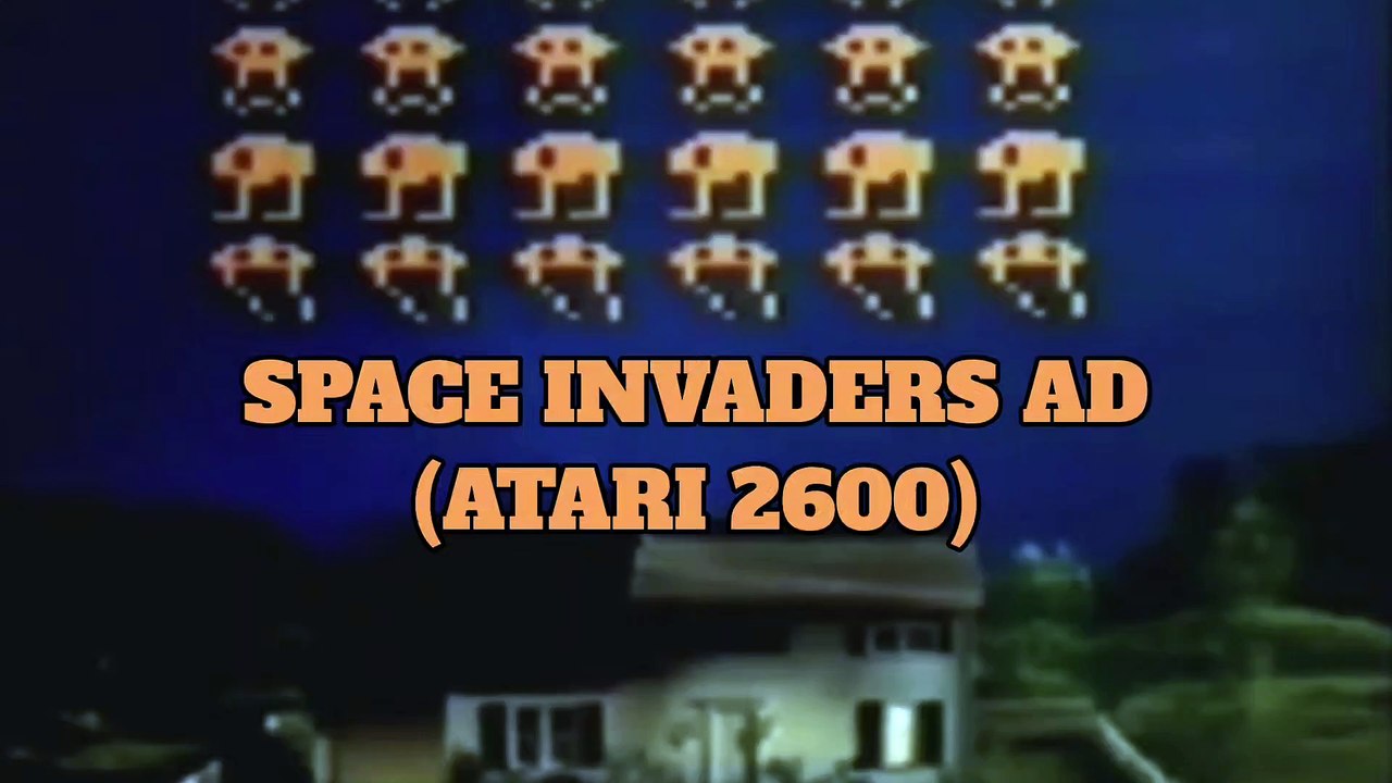 Vintage Space Invaders Ad (Atari 2600)
