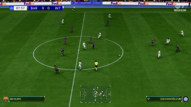 Así será el partido entre Barça e Inter de Milán según EA Sports FC 25