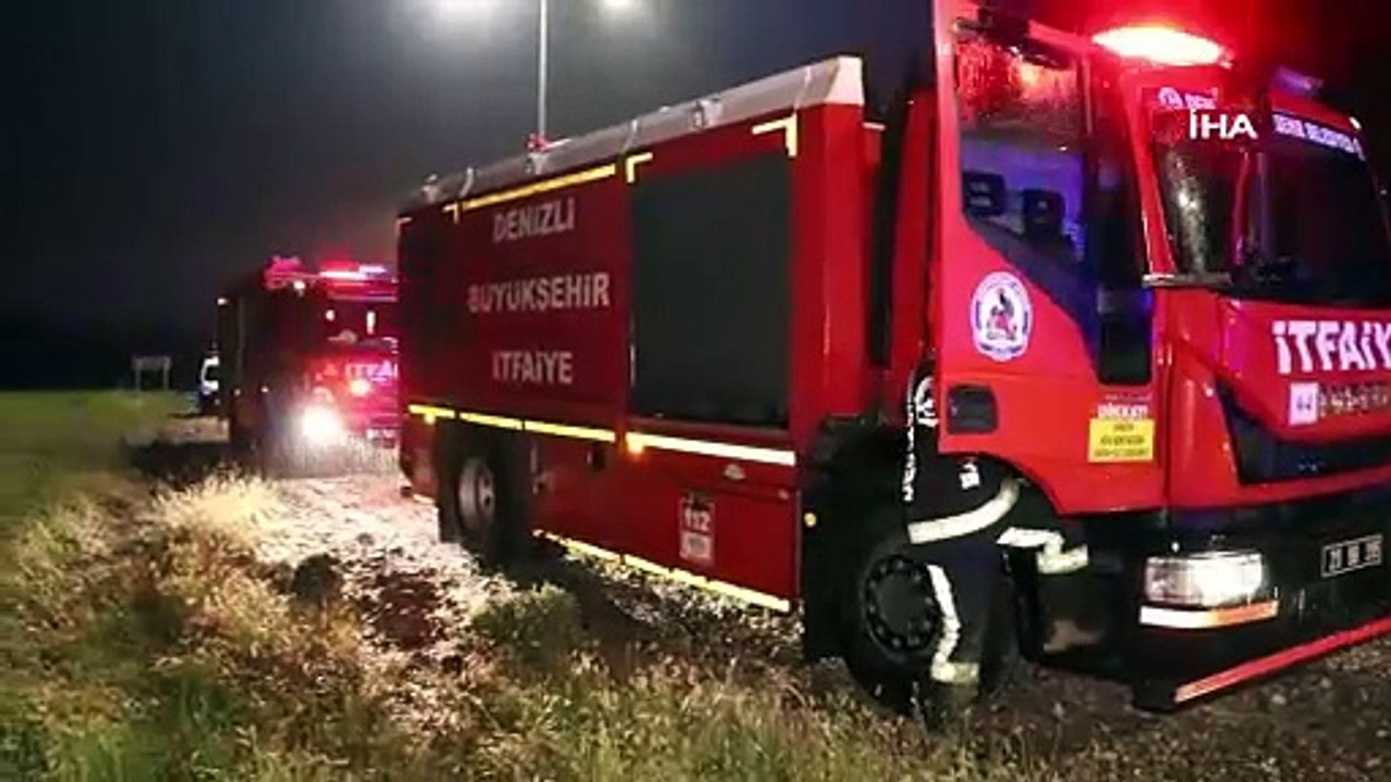 Babasından kaçırdığı araçla dereye uçtu