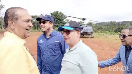 Senadores y técnicos de Medio Ambiente visitan zona de carretera El Copey