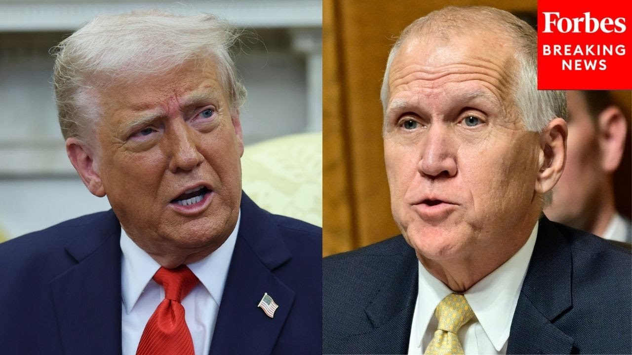 Thom Tillis Says July 4th Target Set By Trump Admin For Passage Of GOP's Reconciliation Bill Isn't Likely