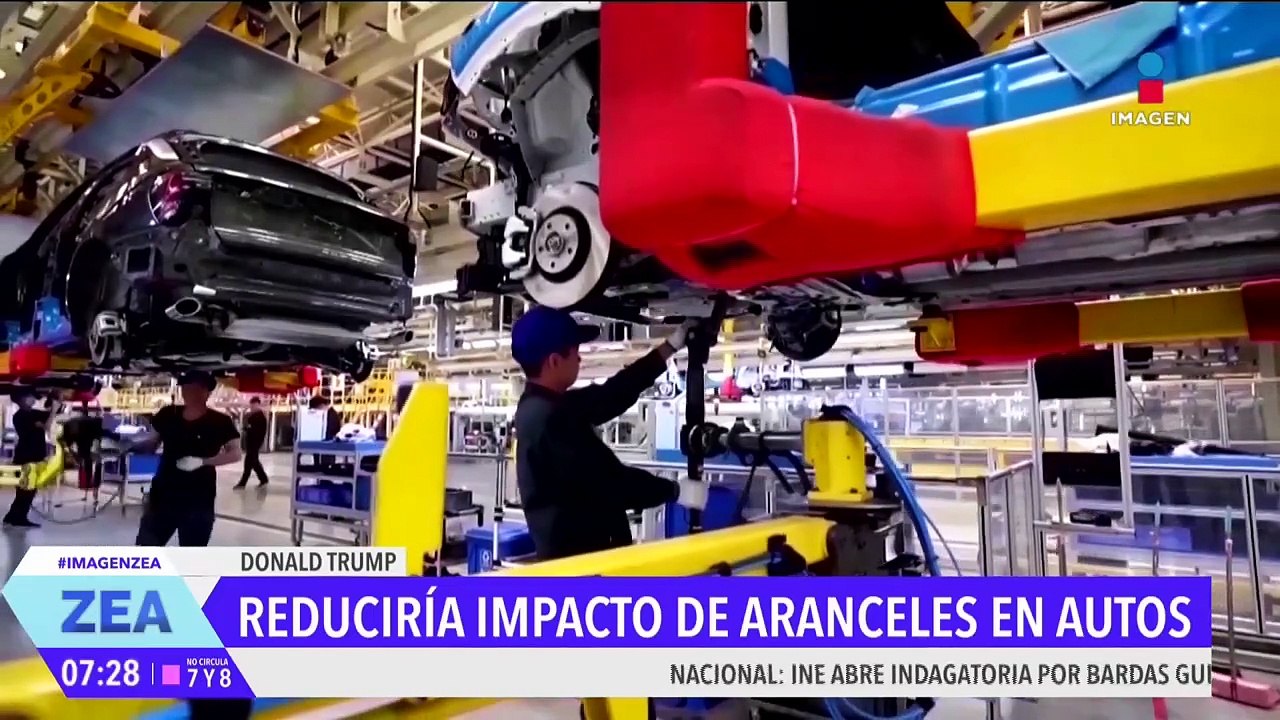 Donald Trump acuerda reducir el impacto de los aranceles sobre los fabricantes de autos
