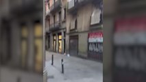 Hombre armado con machete en el barrio Gótico de Barcelona deja un herido leve