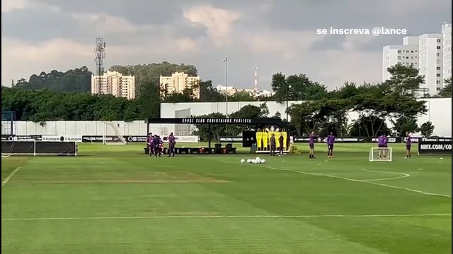 Corinthians treina no CT Dr Joaquim Grava