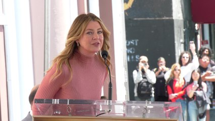 Ellen Pompeo's speech at the unveiling of her star on the Hollywood Walk of Fame