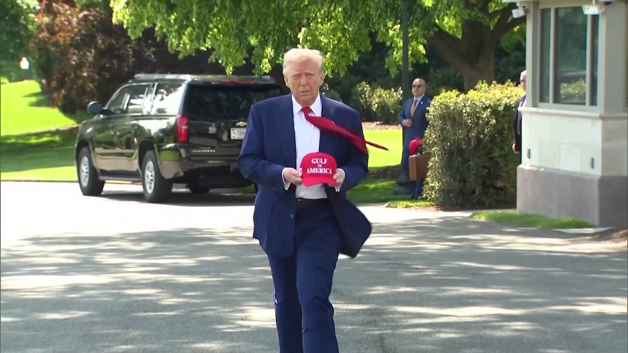 Trump Meets the Press with a Swing and a Pope Joke