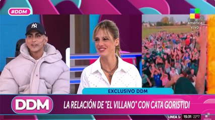El Villano habló de su relación con Cata Gorostidi