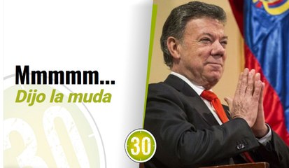 Santos critica "paz total" de Petro y acusa al Gobierno Nacional de haber organizado a las disidencias de las FARC