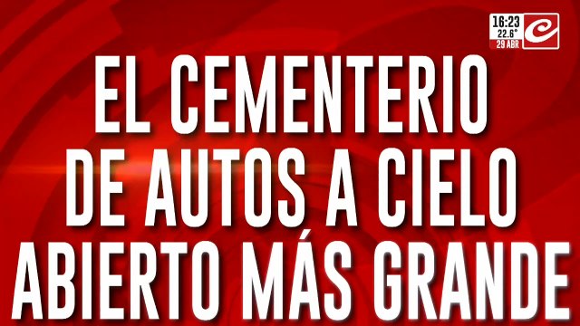 El cementerio de autos a cielo abierto más grande: los vecinos están hartos de las ratas