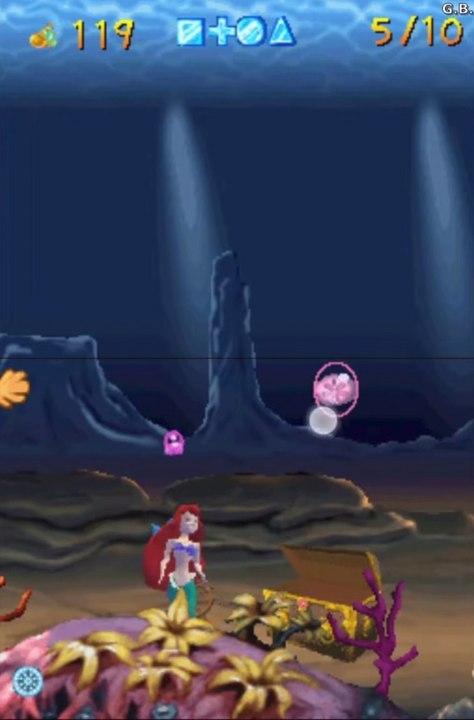 NDS: The Little Mermaid: Ariel’s Undersea Adventure: Sand Dollar Collecting