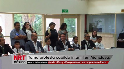 Toma protesta cabildo infantil en Monclova, donde niñas y niños presentan sus propuestas e ideas