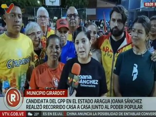 Aragua | Fuerza revolucionaria de Girardot ratifica su apoyo a la candidata Joana Sánchez