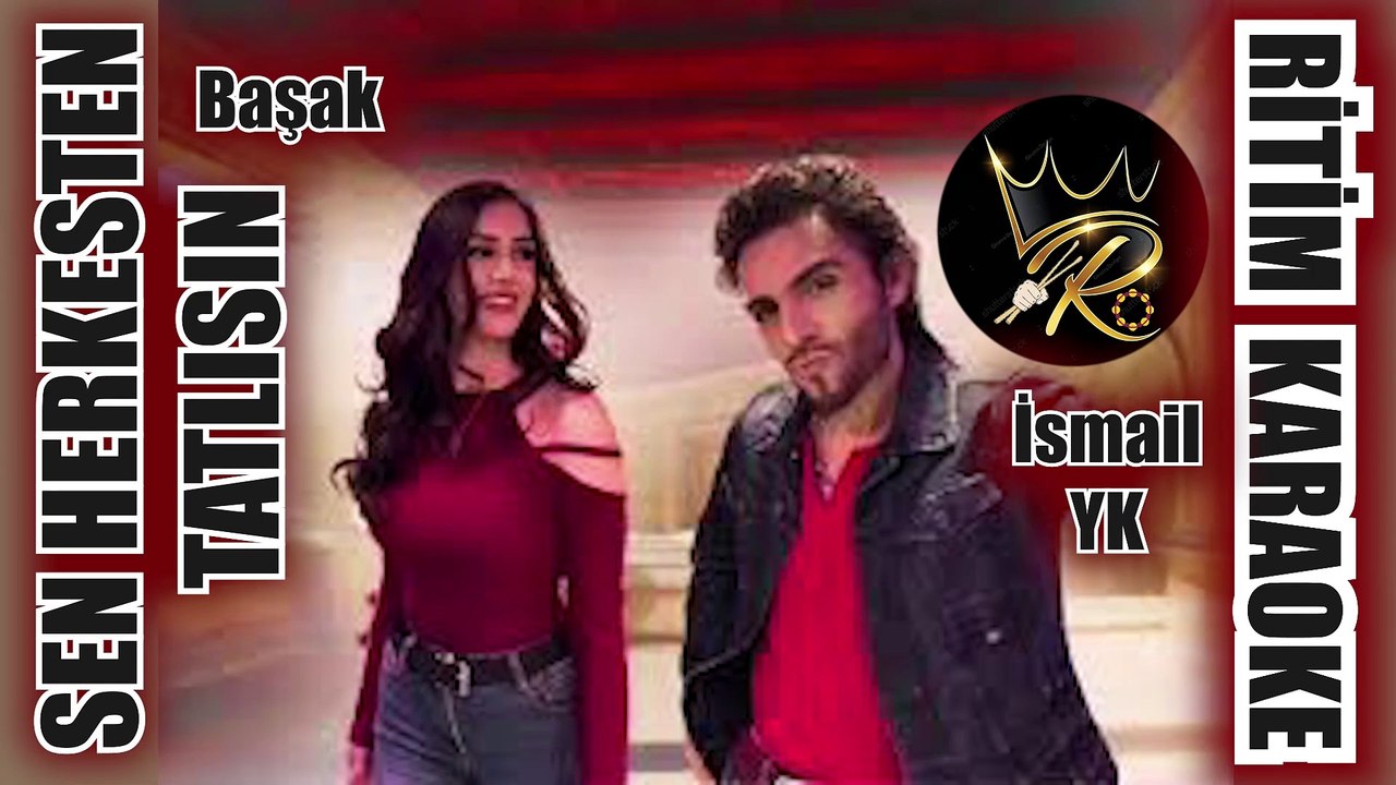 Sen Herkesten Tatlısın - İsmail YK feat Başak ✩ Ritim Karaoke (Kürdi Bozlak 2/4 Disko İsmail YK)