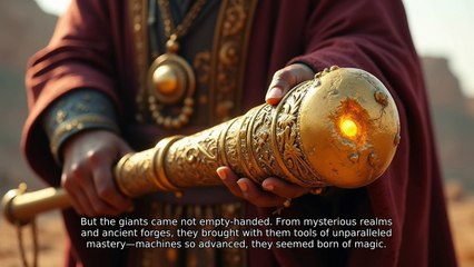 Egyptian giant pharaohs protect the pyramids
