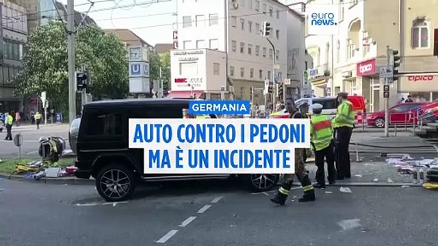 Germania, auto sulla folla a Stoccarda: numerosi feriti