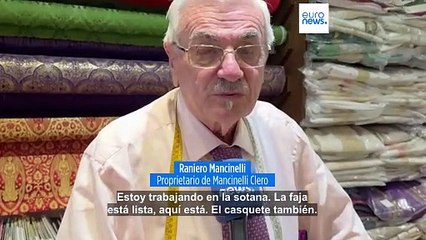 El sastre que vestirá al nuevo Papa: "Cada pontífice tiene un estilo diferente"