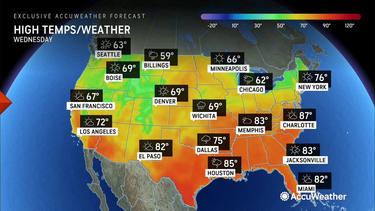 Severe storms fire up in West Texas