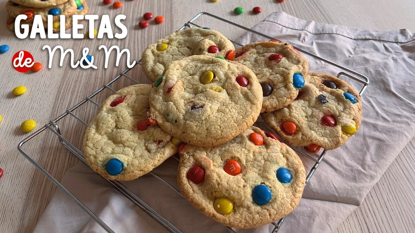 Las mejores Galletas de Chocolate con m&m's: Diviértete en casa con esta receta
