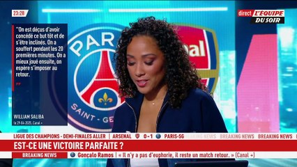 William Saliba « Les vingt premières minutes, on s'est fait manger » - Foot - Ligue des champions