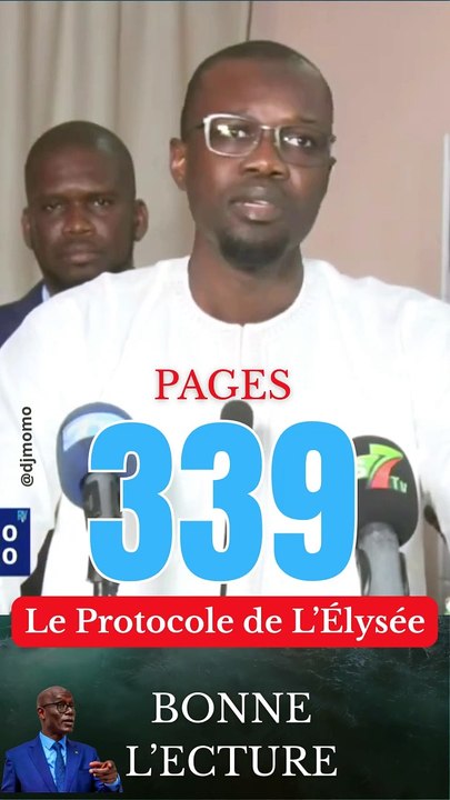 Sonko sur le livre de TAS