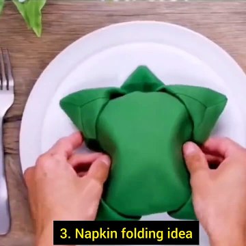 Napkin folding ideas||napkin folding tips||how to fold Napkin by different styles and methods🔥