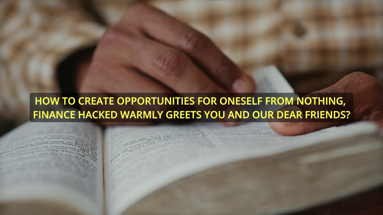 Create Your Own Luck: How to Find & Make Opportunities | Finance Hacked