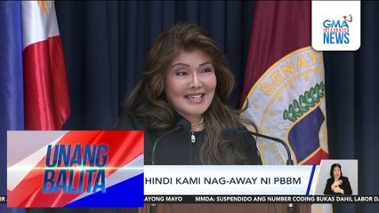 Sen. Imee Marcos, iginiit na politika ang motibo sa pag-aresto kay FPRRD | Unang Balita