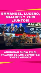 Mijares, Yuri, Lucero y Emmanuel juntos en un mismo escenario