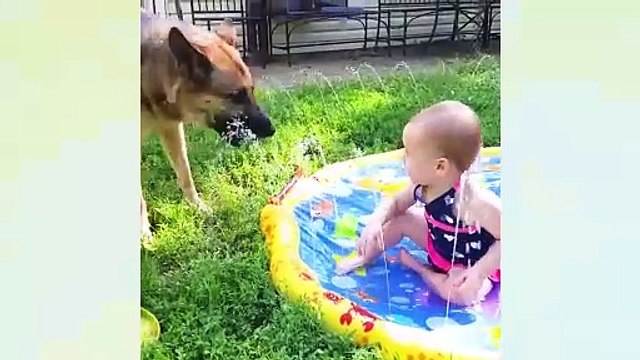 Funny Babies Playing With Water __ Baby Outdoor Videos