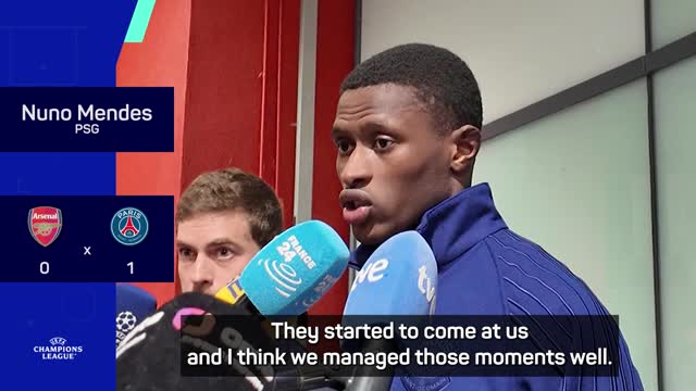 PSG 'suffered as a family' in win over Arsenal