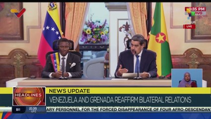President Nicolas Maduro describes visit of Grenadian premier as very beneficial