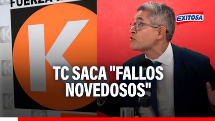 Fiscal Domingo Pérez: TC saca "fallos novedosos" cuando Fuerza Popular  es una parte involucrada