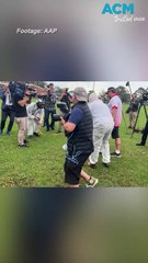 Anti-nuclear protesters disrupt Dutton’s campaign