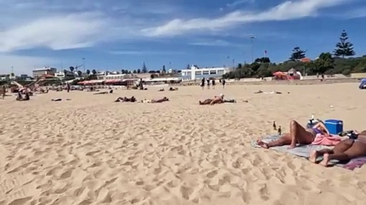 Badalona beach - Spain Barcelona 2023 4K Beach Walking Tour