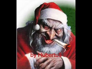 Zły Mikołaj i zajączek