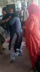 दतिया कुटुंब न्यायालय परिसर में सौतन और बीवी के बीच मारपीट