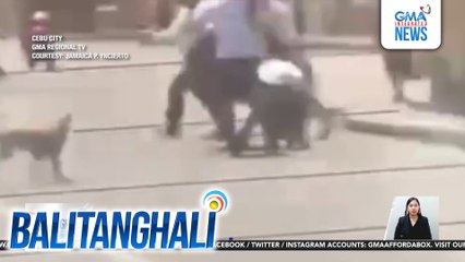 2 suspek sa pagtangay sa bag ng isang babae, kinuyog | Balitanghali