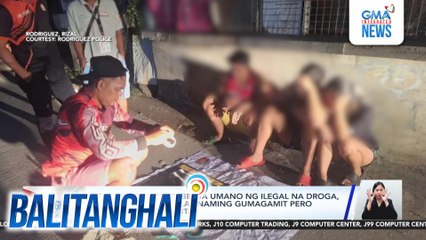 3 sangkot sa pagbebenta umano ng ilegal na droga, arestado; 2 sa kanila, inaming gumagamit pero hindi raw nagbebenta | Balitanghali